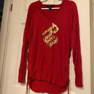 Long sleeve hooded tee